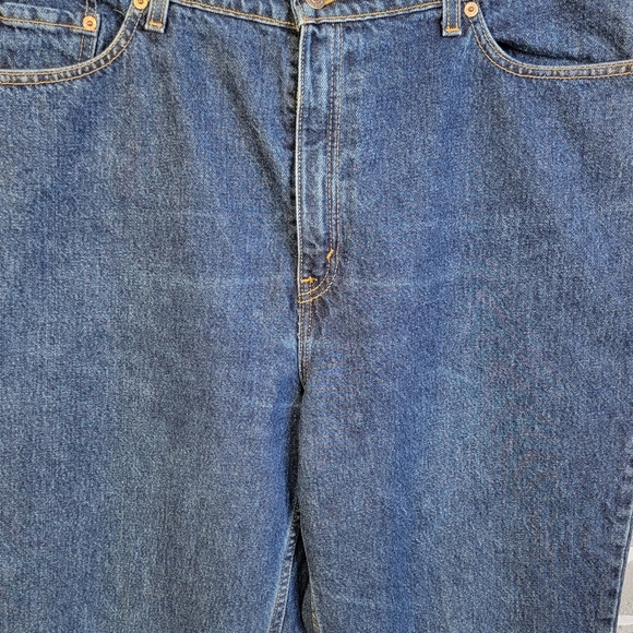 Levi's 550 Relaxed Fit Tapered Leg Vintage 90's Medium Dark Wash Denim Jean 18WS - Picture 5 of 16
